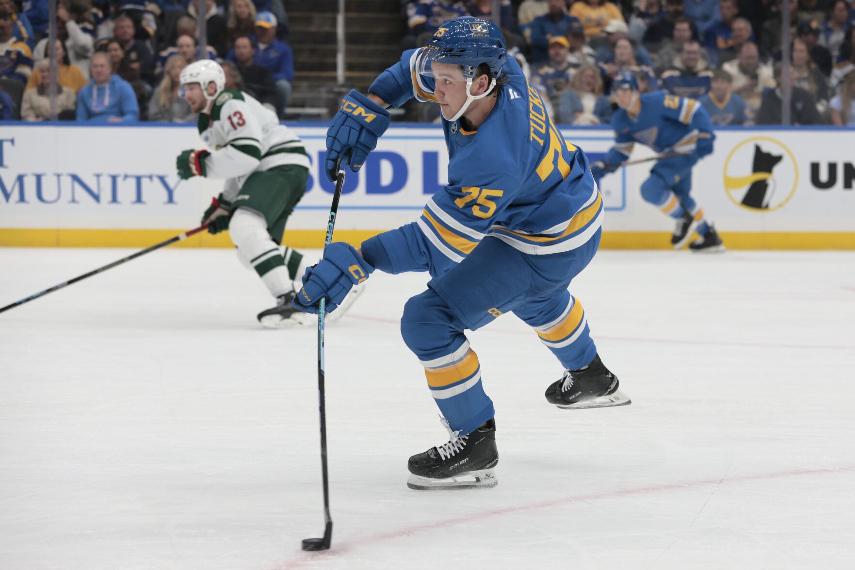 The ×îÐÂÐÓ°ÉÔ´´ Blues host the Minnesota Wild in the Blues season opener